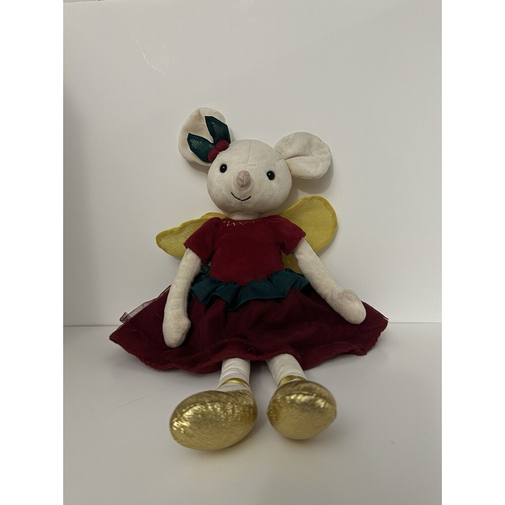Jellycat Sugar Plum Fairy Mouse 11” Plush Christmas Ballerina Stuffed Animal